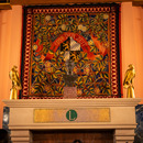 Mantlepiece tapestry in the Great Hall