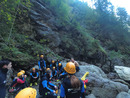 Briefing before the canyoning